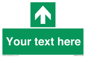 SV6288: Safe condition Custom arrow up sign