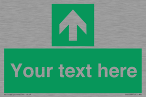 SV6288: Safe condition Custom arrow up sign