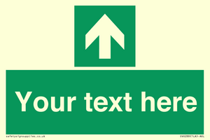 SV6288: Safe condition Custom arrow up sign