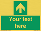 SV6288: Safe condition Custom arrow up sign