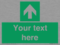 SV6288: Safe condition Custom arrow up sign