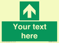 SV6288: Safe condition Custom arrow up sign