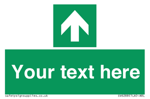 SV6288: Safe condition Custom arrow up sign
