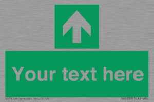 SV6288: Safe condition Custom arrow up sign