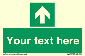 SV6288: Safe condition Custom arrow up sign