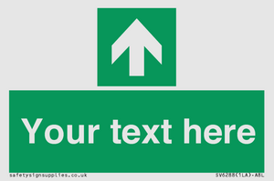 SV6288: Safe condition Custom arrow up sign