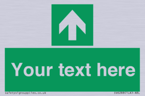SV6288: Safe condition Custom arrow up sign