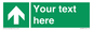 SV6288: Safe condition Custom arrow up sign