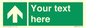 SV6288: Safe condition Custom arrow up sign