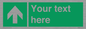 SV6288: Safe condition Custom arrow up sign