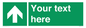 SV6288: Safe condition Custom arrow up sign