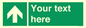 SV6288: Safe condition Custom arrow up sign
