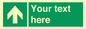 SV6288: Safe condition Custom arrow up sign
