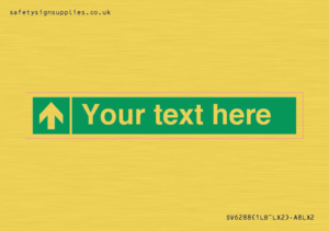SV6288: Safe condition Custom arrow up sign