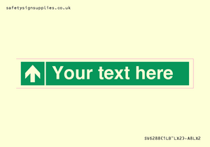 SV6288: Safe condition Custom arrow up sign