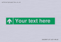 SV6288: Safe condition Custom arrow up sign