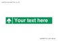 SV6288: Safe condition Custom arrow up sign