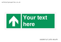 SV6288: Safe condition Custom arrow up sign