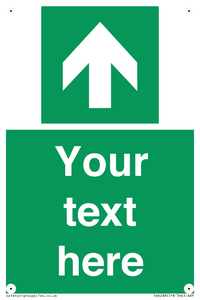 SV6288: Safe condition Custom arrow up sign