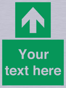 SV6288: Safe condition Custom arrow up sign