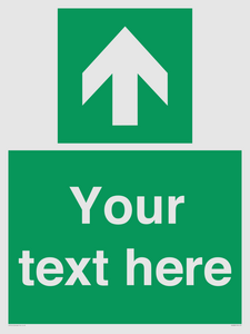 SV6288: Safe condition Custom arrow up sign