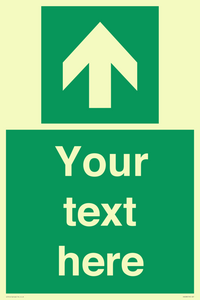 SV6288: Safe condition Custom arrow up sign