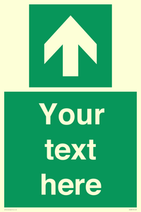 SV6288: Safe condition Custom arrow up sign