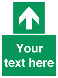 SV6288: Safe condition Custom arrow up sign