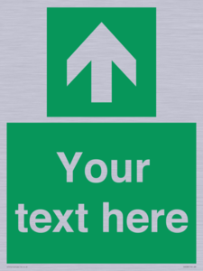 SV6288: Safe condition Custom arrow up sign