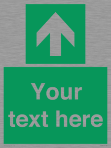 SV6288: Safe condition Custom arrow up sign