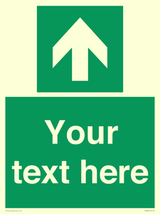 SV6288: Safe condition Custom arrow up sign
