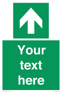 SV6288: Safe condition Custom arrow up sign
