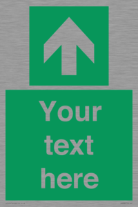 SV6288: Safe condition Custom arrow up sign