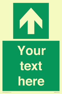 SV6288: Safe condition Custom arrow up sign