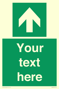 SV6288: Safe condition Custom arrow up sign