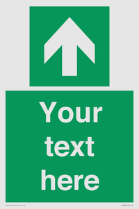 SV6288: Safe condition Custom arrow up sign