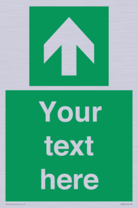 SV6288: Safe condition Custom arrow up sign