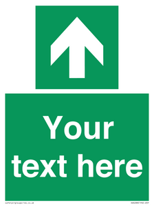 SV6288: Safe condition Custom arrow up sign