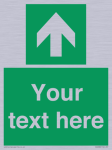 SV6288: Safe condition Custom arrow up sign