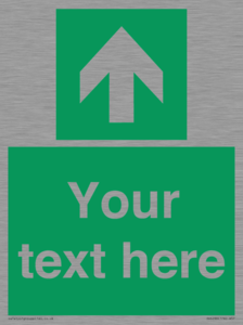 SV6288: Safe condition Custom arrow up sign