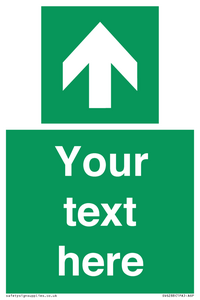 SV6288: Safe condition Custom arrow up sign