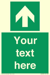 SV6288: Safe condition Custom arrow up sign