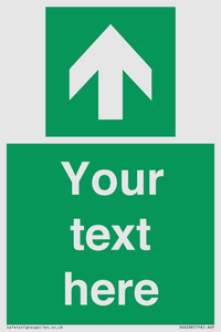 SV6288: Safe condition Custom arrow up sign