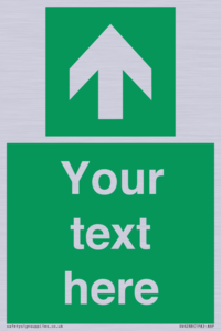 SV6288: Safe condition Custom arrow up sign