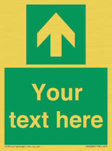 SV6288: Safe condition Custom arrow up sign