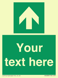 SV6288: Safe condition Custom arrow up sign