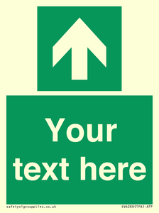 SV6288: Safe condition Custom arrow up sign