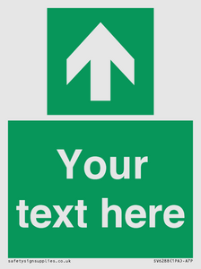 SV6288: Safe condition Custom arrow up sign