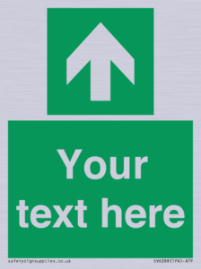 SV6288: Safe condition Custom arrow up sign
