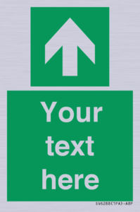SV6288: Safe condition Custom arrow up sign